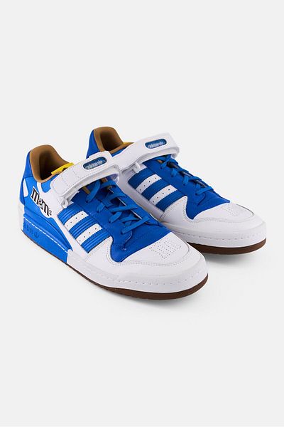 adidas Originals X M And M Men Forum Velcro Closure Outdoor Shoes, Blue