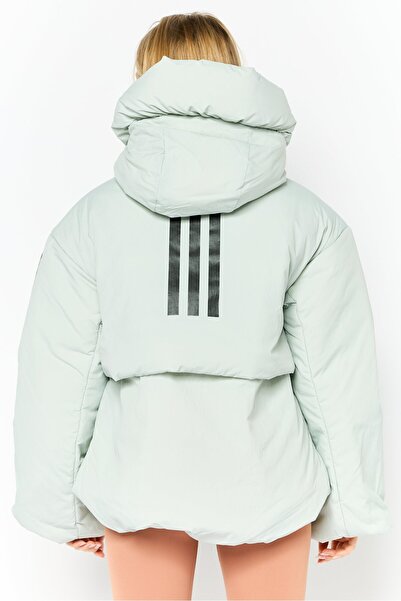 adidas Women Sportswear Fit Long Sleeves Outdoor Jacket, Grey