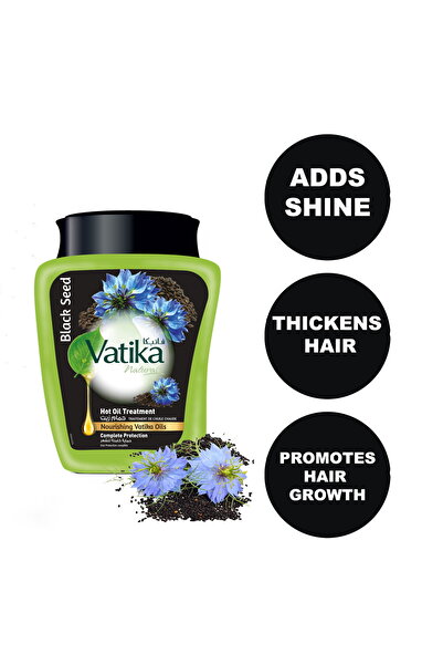Vatika Naturals Hammam Zaith Hot Oil Treatment Enriched With Blackseed Complete Protection 500 g