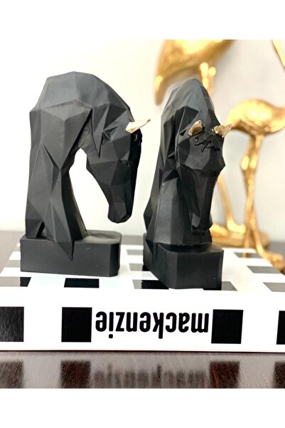 Sister Home Design Υποστήριξη βιβλίου με κυβική φιγούρα αλόγου (20x10cm)