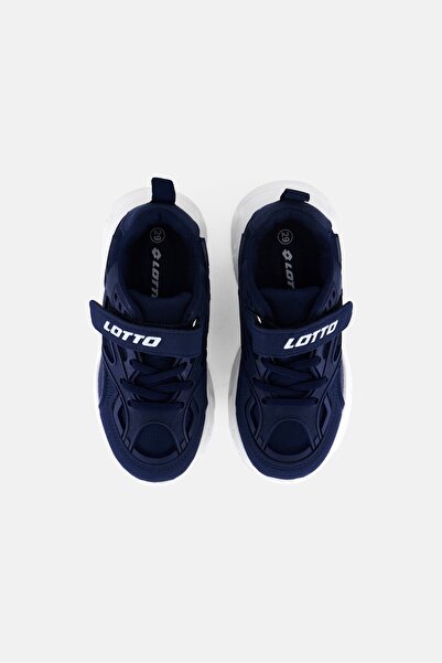 Lotto Kids Boy Velcro Closure Outdoor Sports Shoes, Navy