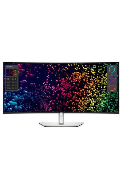 Dell Monitor IPS LED Dell 39.7" U4025QW, 5120 x 2160, HDMI, DisplayPort, Ecran curbat, Boxe (Argintiu)