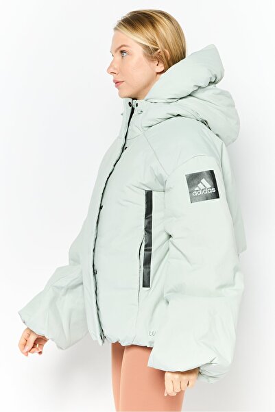 adidas Women Sportswear Fit Long Sleeves Outdoor Jacket, Grey