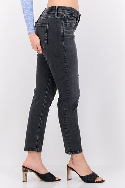 Esprit Women Slim Fit Washed Stretchable Jeans, Washed Black