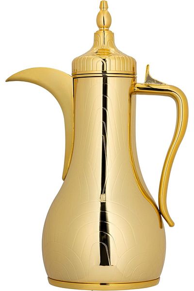 ALSAIF Coffee And Tea Vaccum Flask In Gold / Leak-proof And Keeps Drinks Hot 0.85 Liter