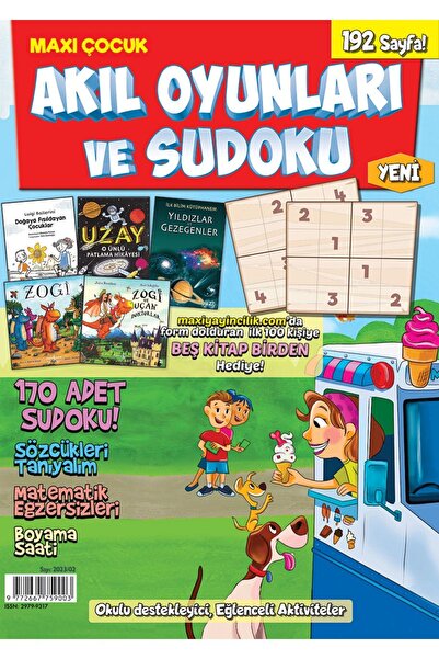 MAXİ Çocuk Akıl Oyunları Ve Sudoku 011