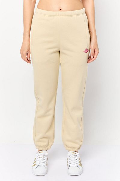 Esprit Women Regular Fit Brand Logo Jogger Pants, Beige