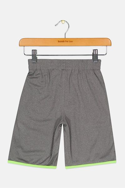 Puma Kids Boy Pull On Brand Logo Shorts, Grey