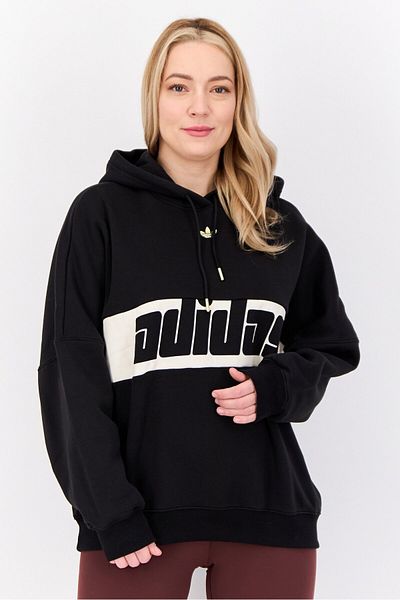 adidas Women Sportswear Fit Long Sleeves Outdoor Sweatshirt, Black