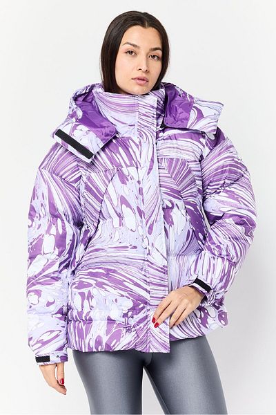 adidas Women Sportswear Fit Long Sleeves Outdoor Jacket, Purple