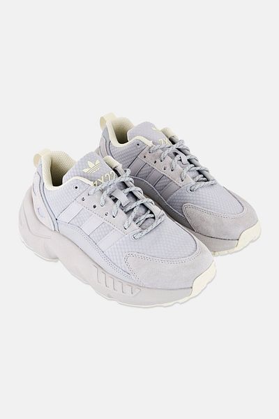 adidas Kids Girl Zx 22 Lace Up Outdoor Sneaker Shoes, Grey