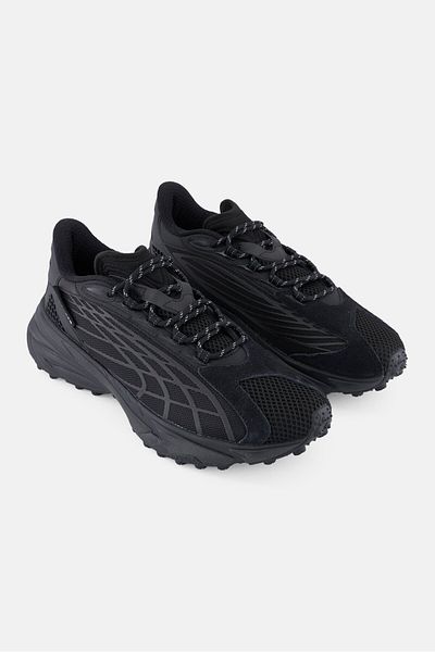 Puma X Pleasures Men Spirex Lace Up Outdoors Shoes, Black