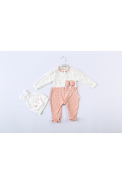 Wogi Bebek Desenli Renkli Tulum Takımı
