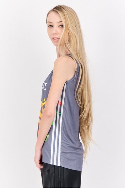 adidas Women Sportswear Fit Sleeveless Outdoor Jersey, Grey