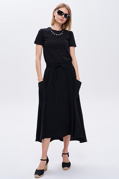 Journey Elastic Waist - Pocket Detail, Skirt