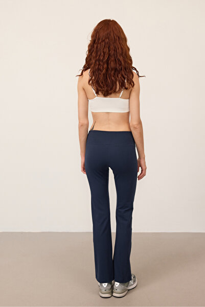 Addax Yüksek Bel Ispanyol Paça Tayt Tyt0048-e8