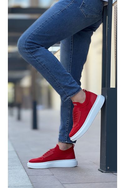 EBRUS TREND Et0812 Special Knitted Knitwear Style Red White Color Sports Shoes