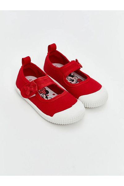 LC Waikiki Lcw Steps Red M.M Printed Baby Girl Ballerinas
