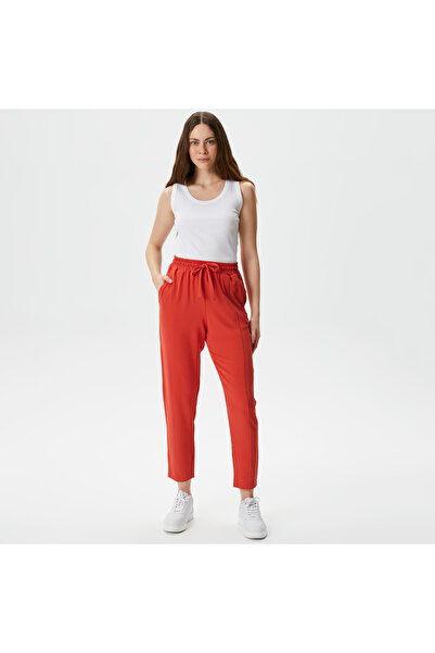 Nautica Kadın Kırmızı Relaxed Fit Pantolon