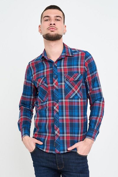 Lee Cooper Men's shirt with pockets and pattern