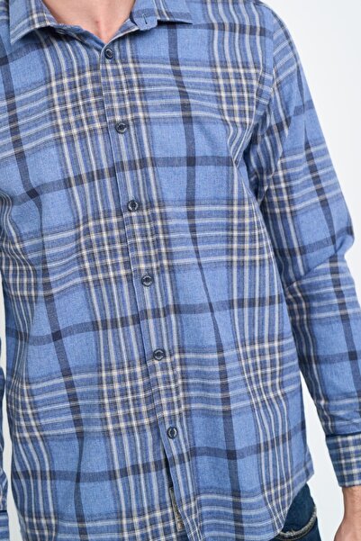 Timeout Men's regular shirt with striped pattern