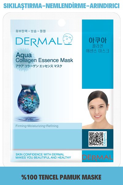 Dermal Purifying and Smoothing Aqua Collagen Mask Set 2 Pieces
