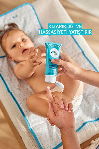 Bioderma Abcderm Change Intensive Water Based Rash Prevention Care Cream for Baby Sensitive Allergic & Dry Skin 75g