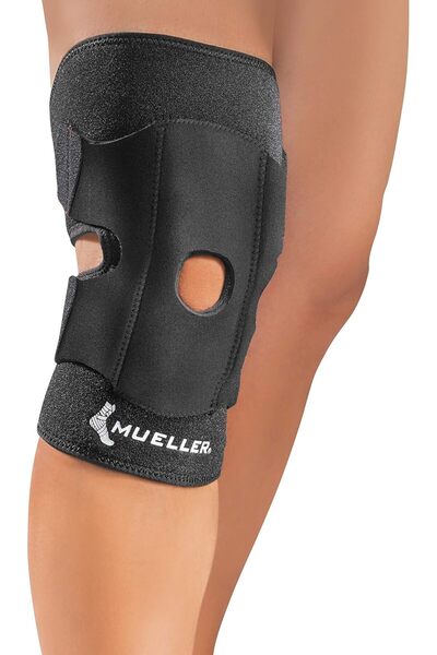 MUELLER ADJUSTABLE KNEE SUPPORT BLACK OSFM