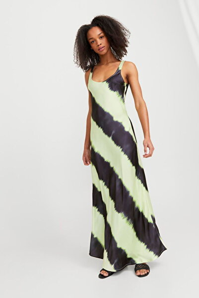 Jack & Jones Kadin Saten Uzun Elbise - Palma