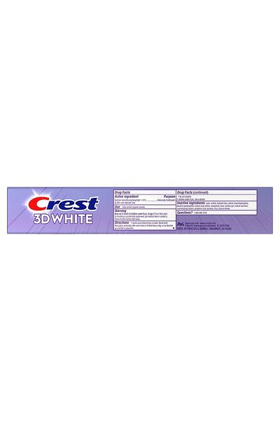 CREST 3Dwhite Brilliance Mava Eraser and Turbo Boost Space Olive Oil 4X59Gr