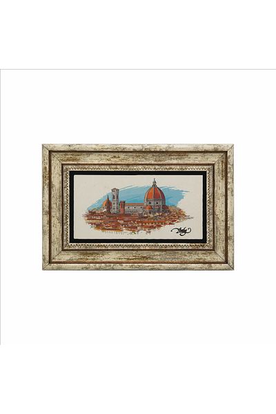 Sadrazam Pictură cu piatră naturală imprimată Italia (20 X 30 DRG-12)