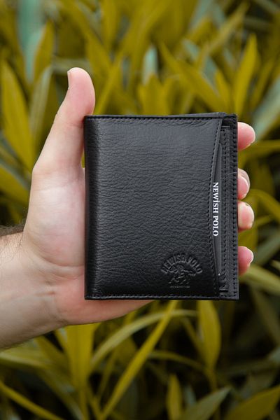 Newish Men's Genuine Leather Wallet and Card Holder