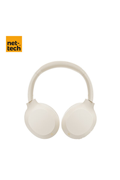 Nettech Nt-bth22 Kablosuz Kulak Üstü Bluetooth Kulaklık - Beyaz