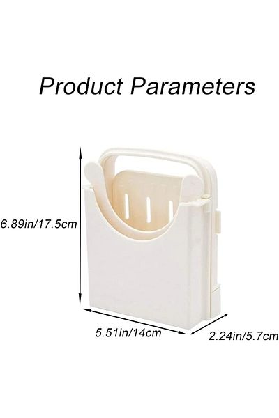 fulina Foldable Bread Slicer, Adjustable Bread Thicknesses, for Homemade Bread/Toast/Sandwich