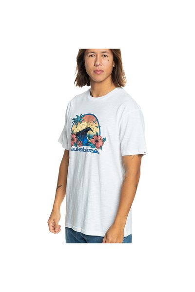 Quiksilver Λευκό ανδρικό μπλουζάκι - Rıdıng Today SS