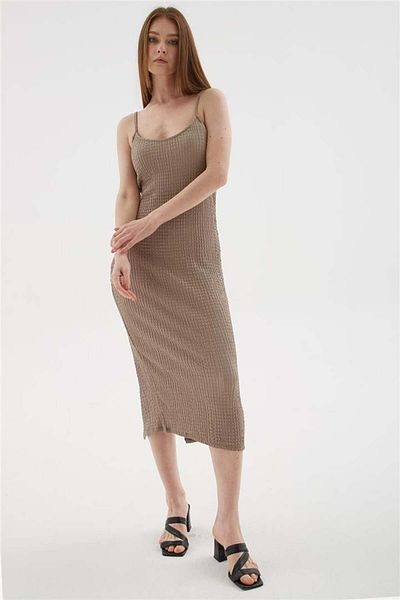 Fashion Friends Φόρεμα με λουράκι Μπεζ