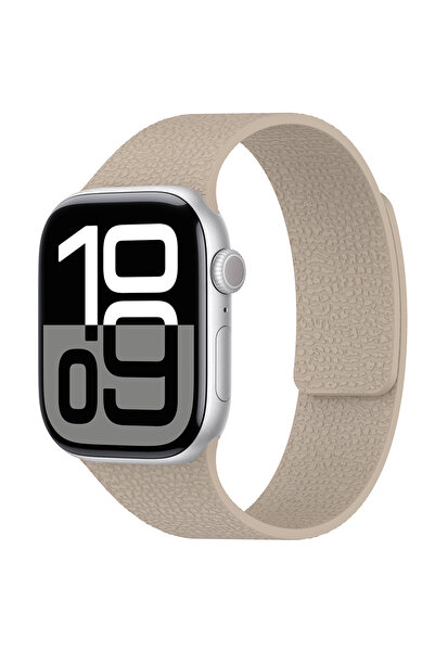 Ankayan Teknoloji ساعة Ultra 49mm EMP KRD-136 سوار سيليكون بنمط منقوش - كاكاو