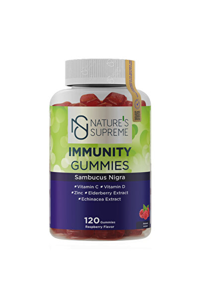 Nature's Supreme Immunity Gummies 120 Çiğnenebilir Form
