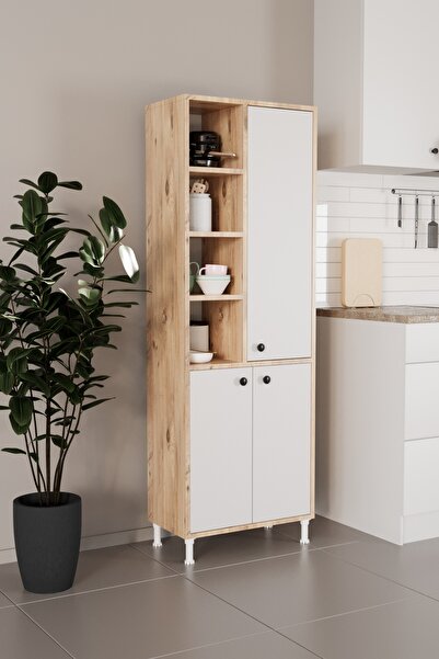 Evdemo Selen Çok Amaçlı Mutfak Banyo Dolabı Atlantik Çam
