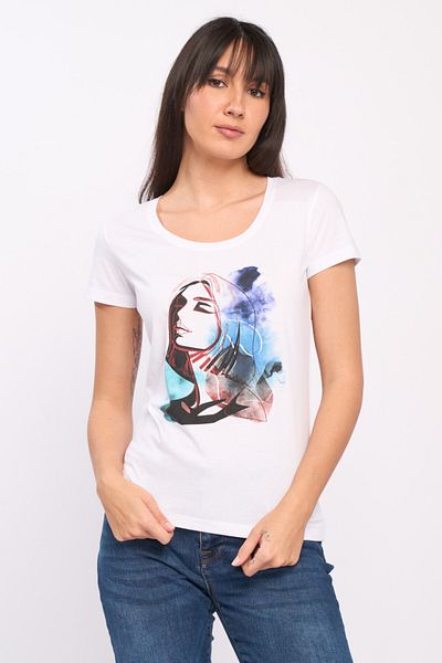 Timeout Tricou dama maneca scurta cu model imprimat