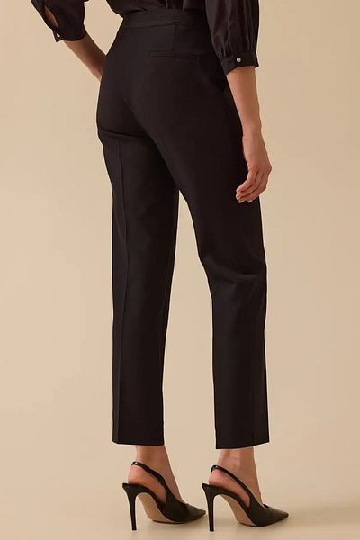 SEÇİL Women's Ankle Length Trousers with Pockets - Black