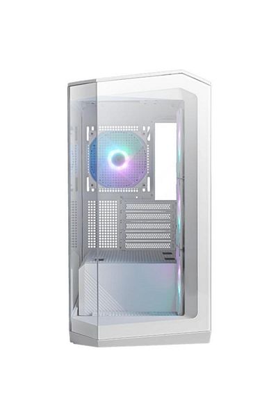 MSI MSI MAG PANO M100R PZ Case, Mini Tower, Without Power Supply, mATX, mITX (White)