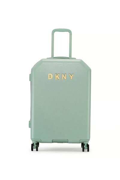 Dkny حقيبة ألور الصلبة ذات العجلات، بأربع عجلات دوارة، مصنوعة من مادة ABS+PC، مزودة بقفل TSA