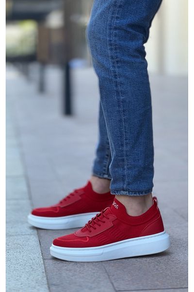 EBRUS TREND Et0812 Special Knitted Knitwear Style Red White Color Sports Shoes