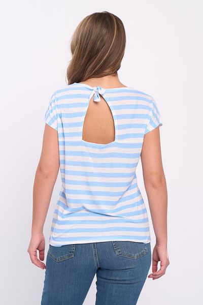 Lee Cooper Tricou dama cu maneca scurta si model in dungi