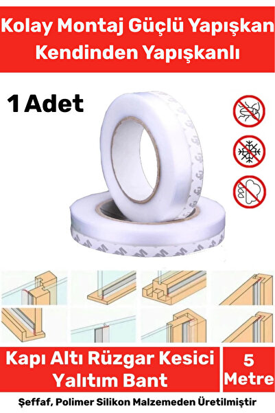 Orbitmoon Ses Böcek Toz Önleyici Rüzgar Kesici Kapı Pencere Isı Izolasyon Yal...