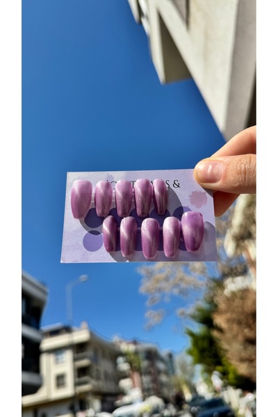 Violet nails Takma tırnak