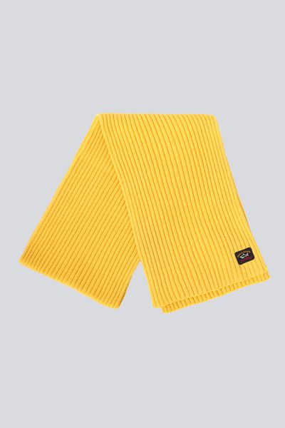PAUL&SHARK Men's 100% Wool Yellow Scarf 11317033 -458