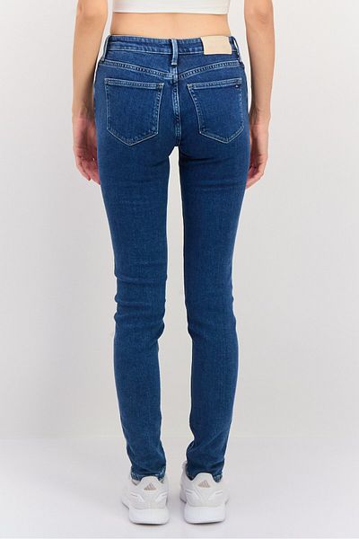 Tommy Hilfiger Women Slim Fit Washed Stretchable Jeans, Blue