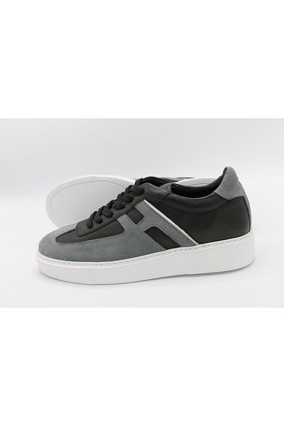 TETRİ Revenna Model Men's Genuine Leather Black Casual Shoes
